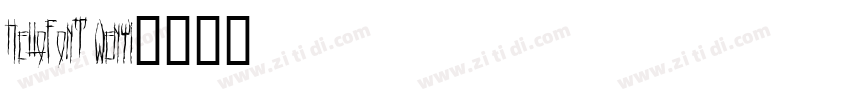 HelloFont WenYi字体转换
